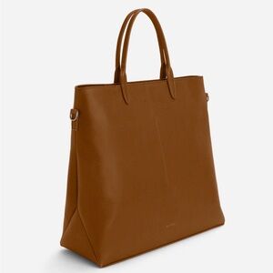 Matt and Nat CURB vegan leather tote in chili
